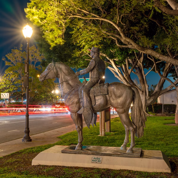 Statue of Adolfo Camarillo on Ventura Blvd in Old Town Camarillo.