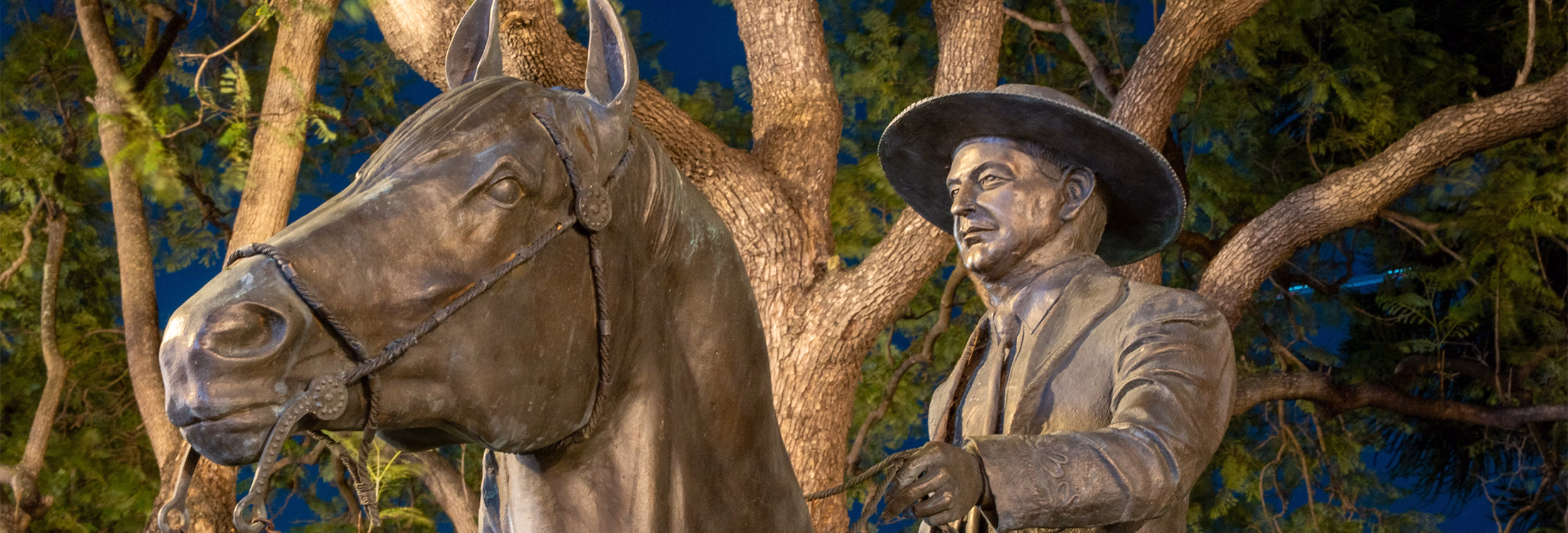 Statue of Adolfo Camarillo in Dizdar Park, downtown Camarillo, CA